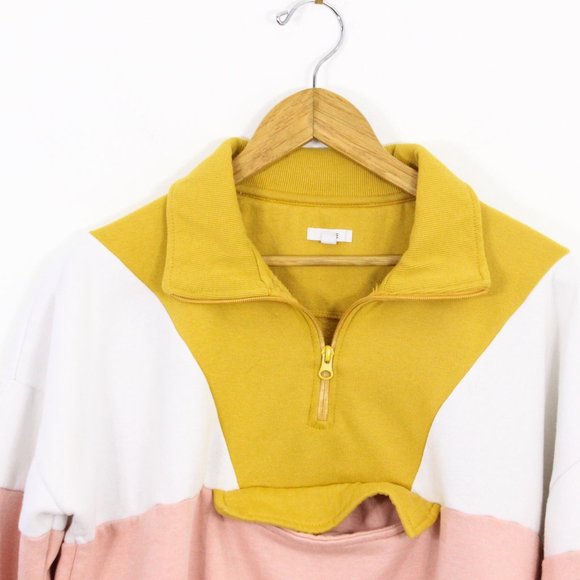 *Ardene 1/4 Zip Colour Blocked Sweater - Picture 4 of 6